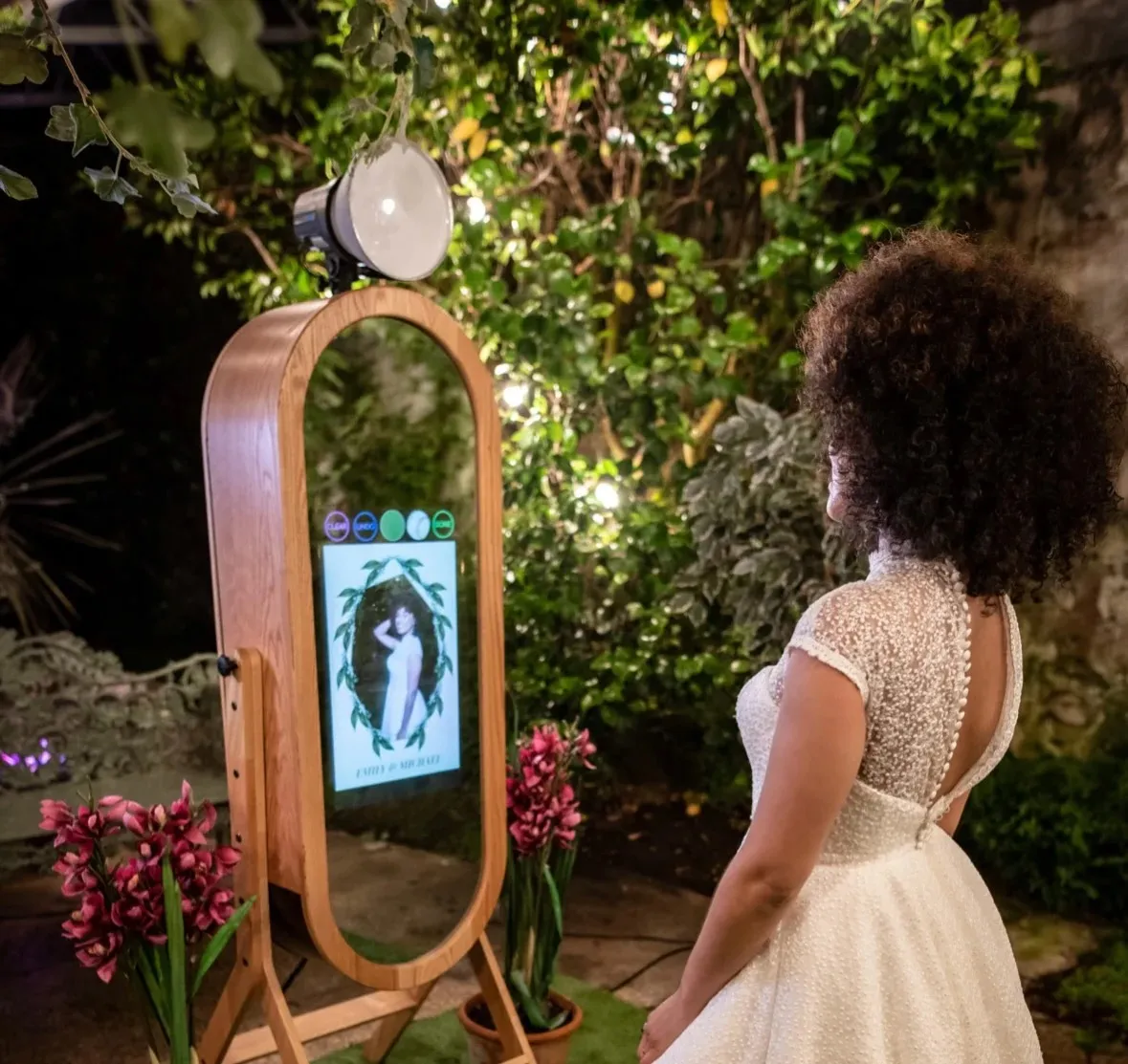 Retro Mirror Photo Booth: Your Party's Perfect Time Machine — Captured Celebrations Los Angeles photo booth blog