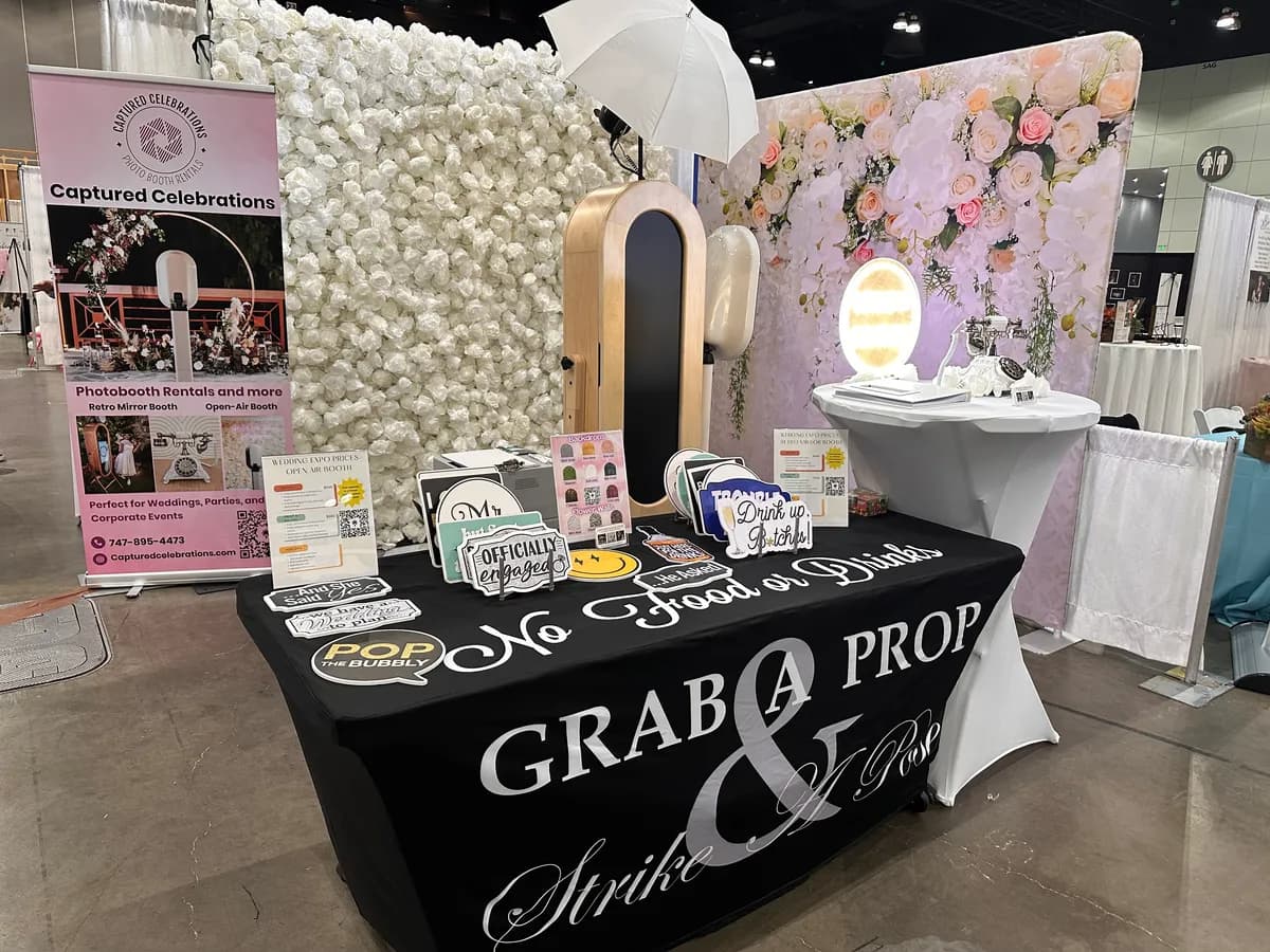 Why an LA Wedding Expo Should Be Your First Date with 'I Do' — Captured Celebrations Los Angeles photo booth blog