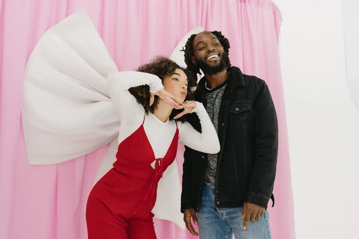 Bridal Photo Booth Pink Bow Backdrop 6 — Photo Booth Los Angeles