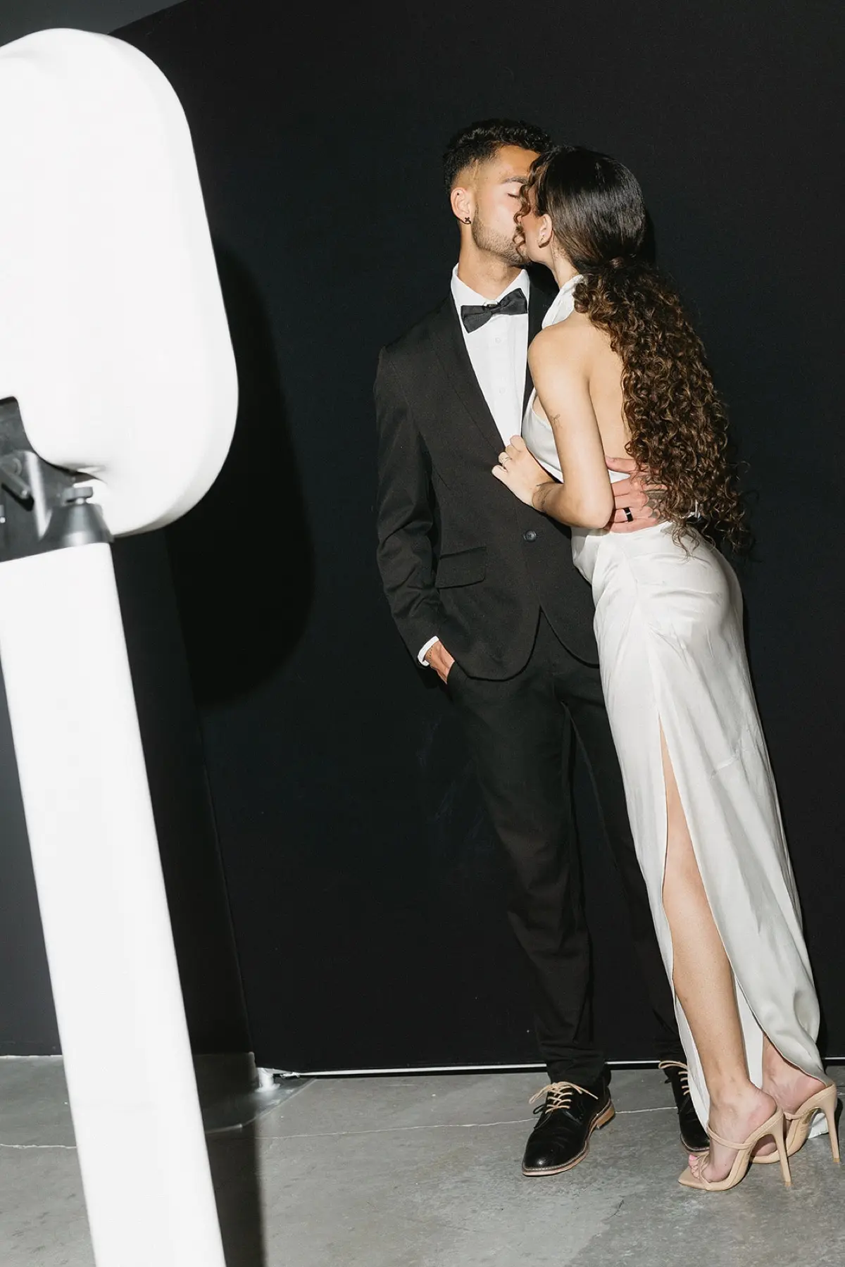 Photo booth setup at a Baldwin Park event — Captured Celebrations