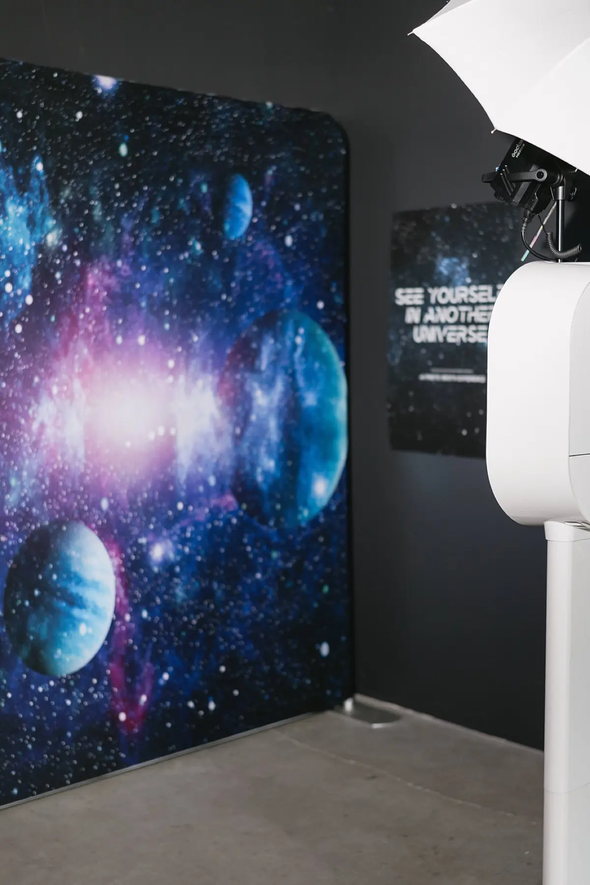 Photo booth setup at a Rosemead event — Captured Celebrations