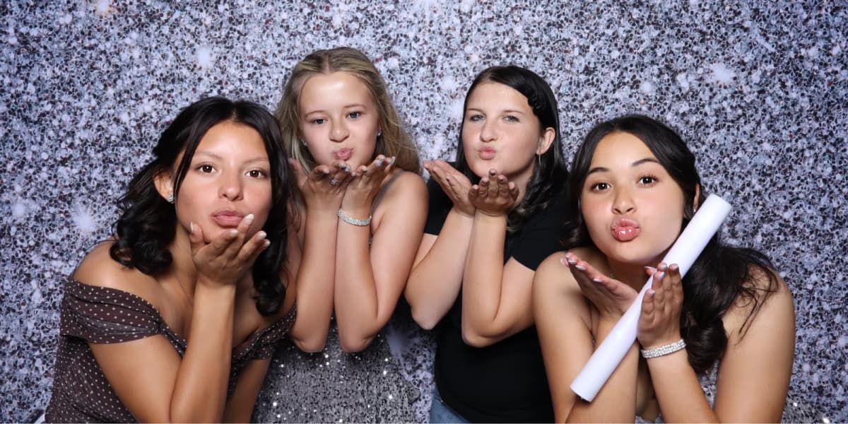 Photo booth rental at a Moreno Valley quinceañera — Captured Celebrations