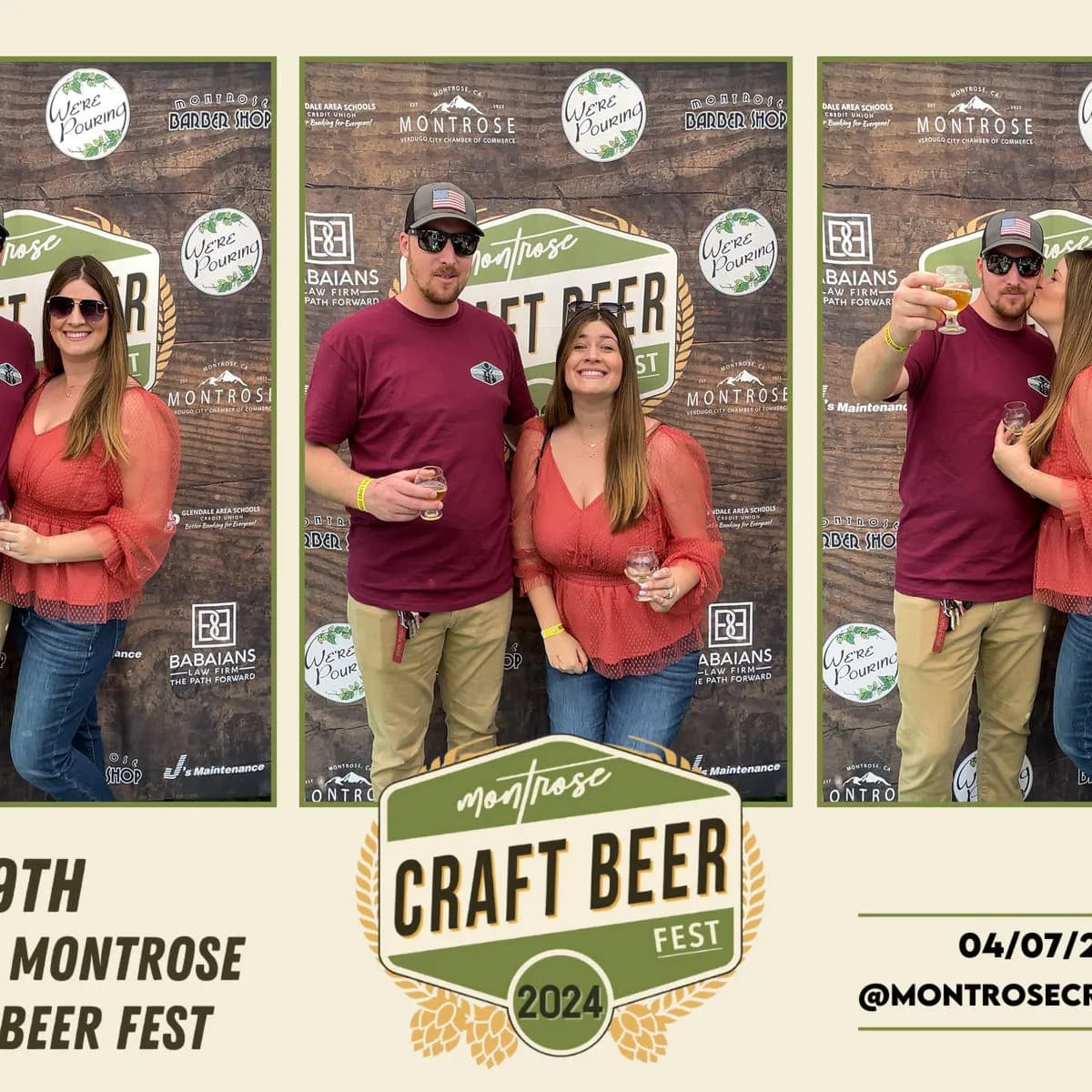 Trade show [photo booth activation](/brand-activation-photo-booth) drawing crowds at a San Fernando Valley expo and convention event