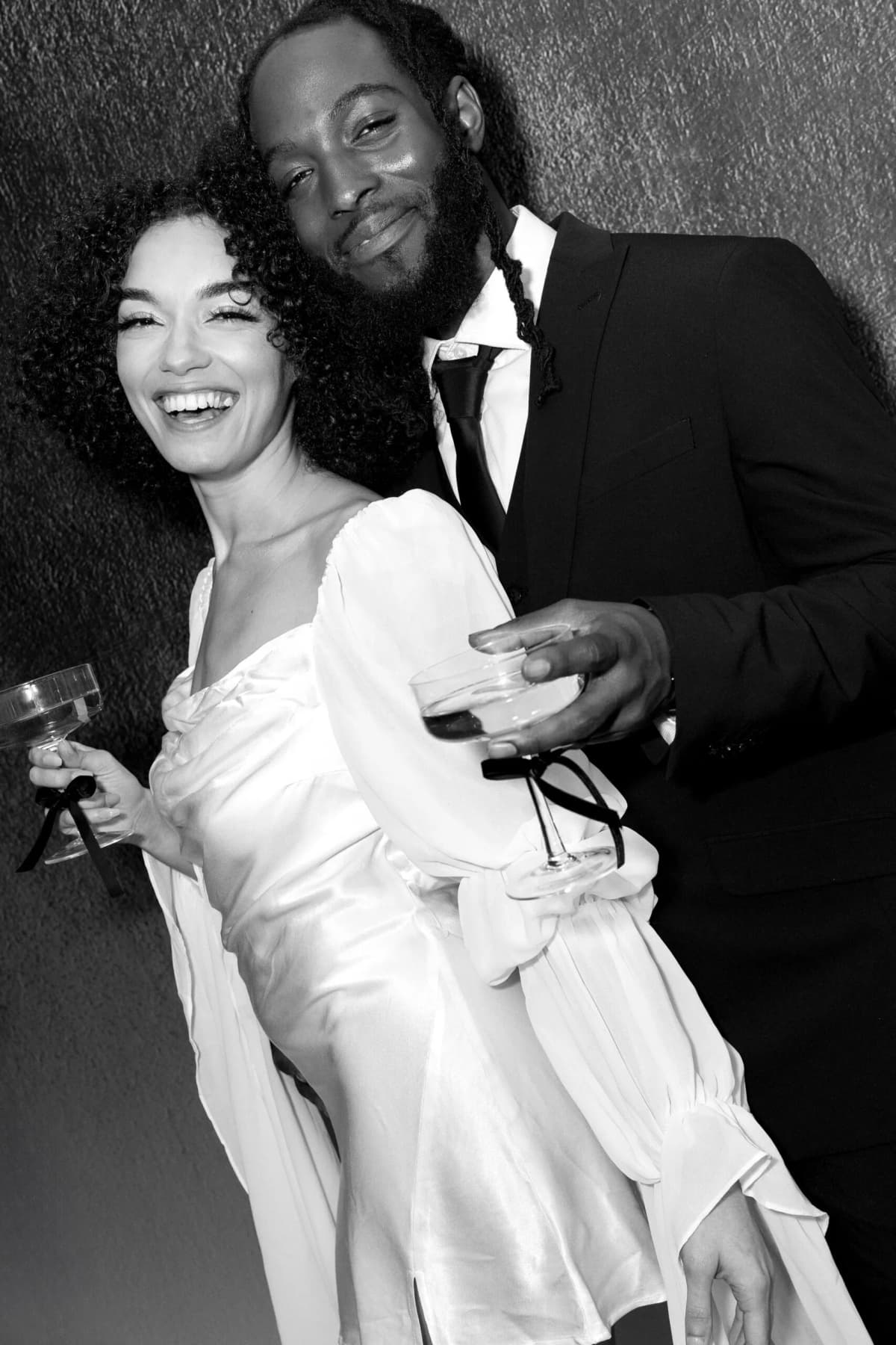 Glam photo booth professional ring lighting setup at Los Angeles wedding