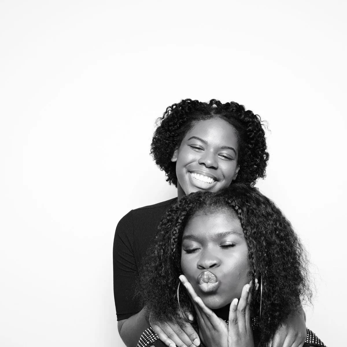 Couple portrait from glam photo booth at Los Angeles wedding reception — Hollywood-style glamour photography, Captured Celebrations