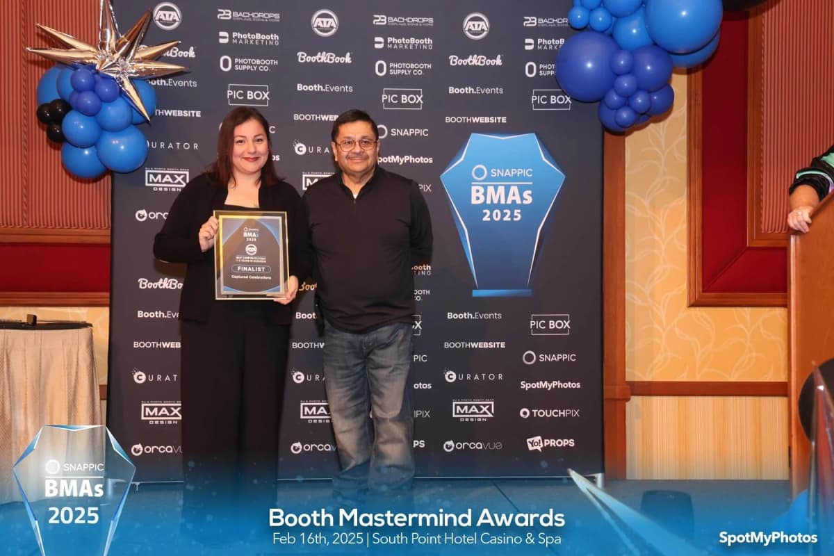 Sports event photo booth activation in Los Angeles — trading card experiences for fan events and team celebrations