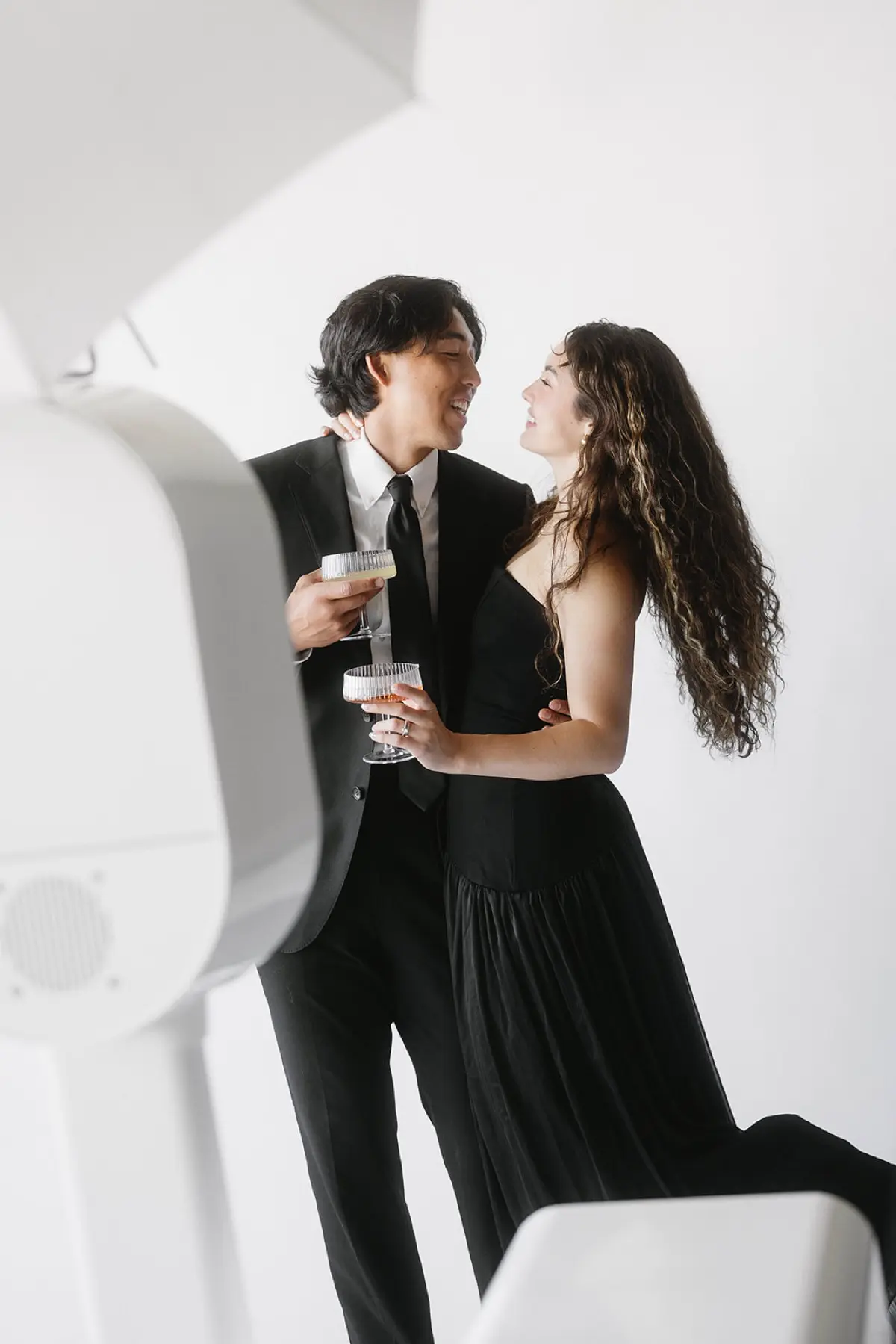 High-quality glam photo booth portrait — the kind of output a professional company delivers