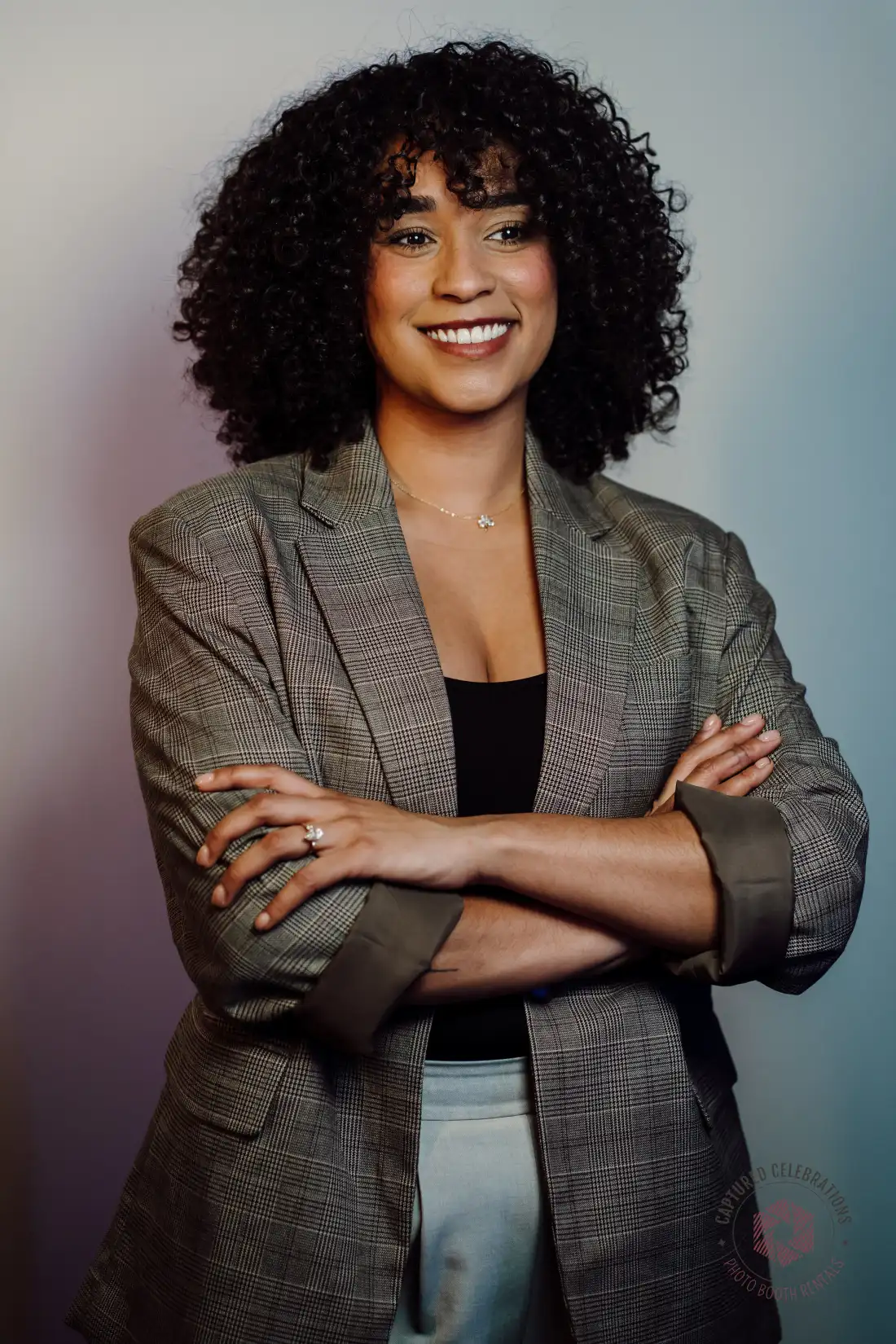 AI-generated brand activation portrait — confident pose, Los Angeles event