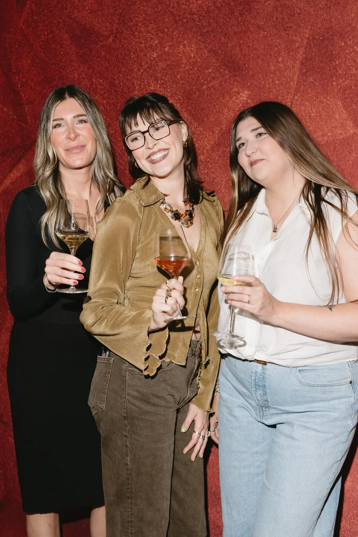 Dinner party themed photo booth reflecting warmth and connection at a private gathering
