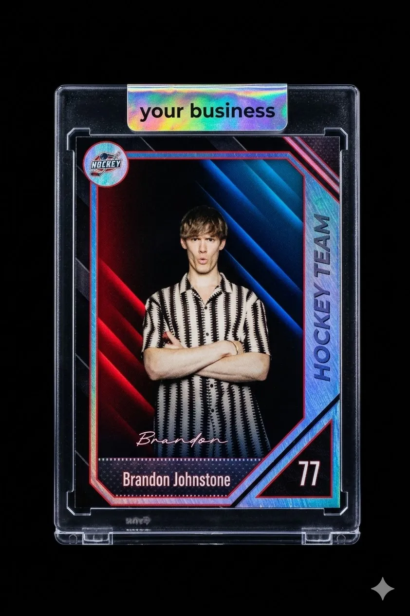 Premium trading card in magnetic acrylic collector case — Captured Celebrations Los Angeles
